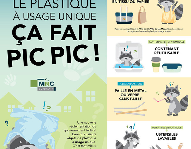 Le plastique à usage unique, ça fait pic pic !