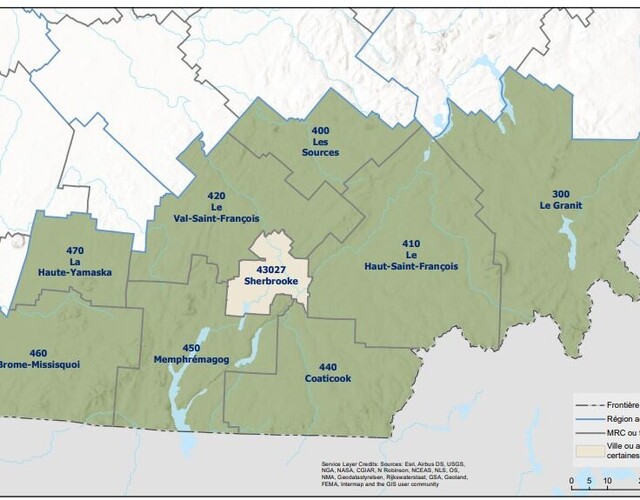 Révision du nom de la région administrative