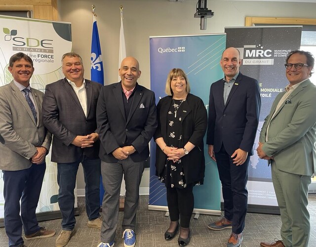 Un nouveau fonds de 900 000 $ pour soutenir les entreprises de la MRC du Granit