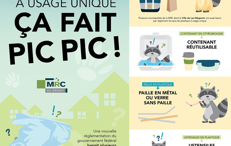 Le plastique à usage unique, ça fait pic pic !