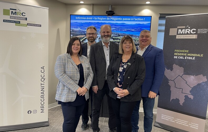 Mobilisation sans précédent de la communauté de la région de Mégantic pour mettre en place une stratégie d'attractivité des infirmier.ères